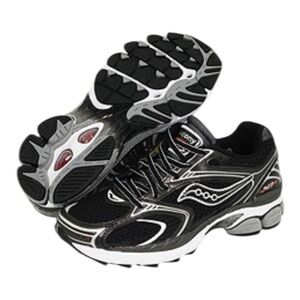 Saucony Black and Silver Women’s Hurricane XI Progrid Sneakers Size 9.5